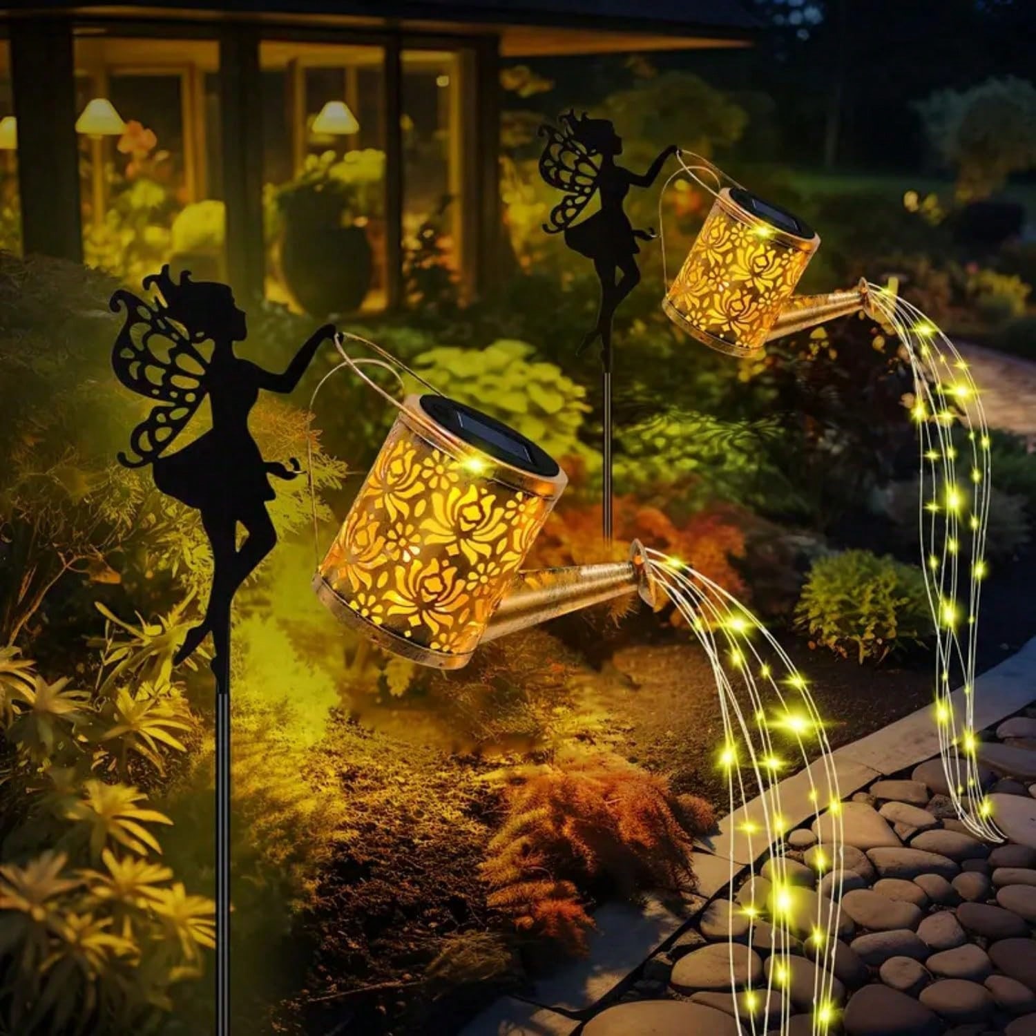 1 PC Solar Outdoor Fairy Water - Christmas Lights Outdoor review and price