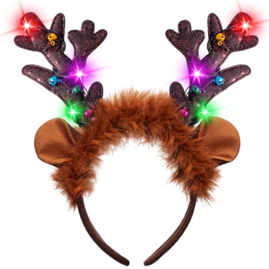 JOYIN Christmas 4PCS Reindeer  - Reindeer Antlers Headband review and price