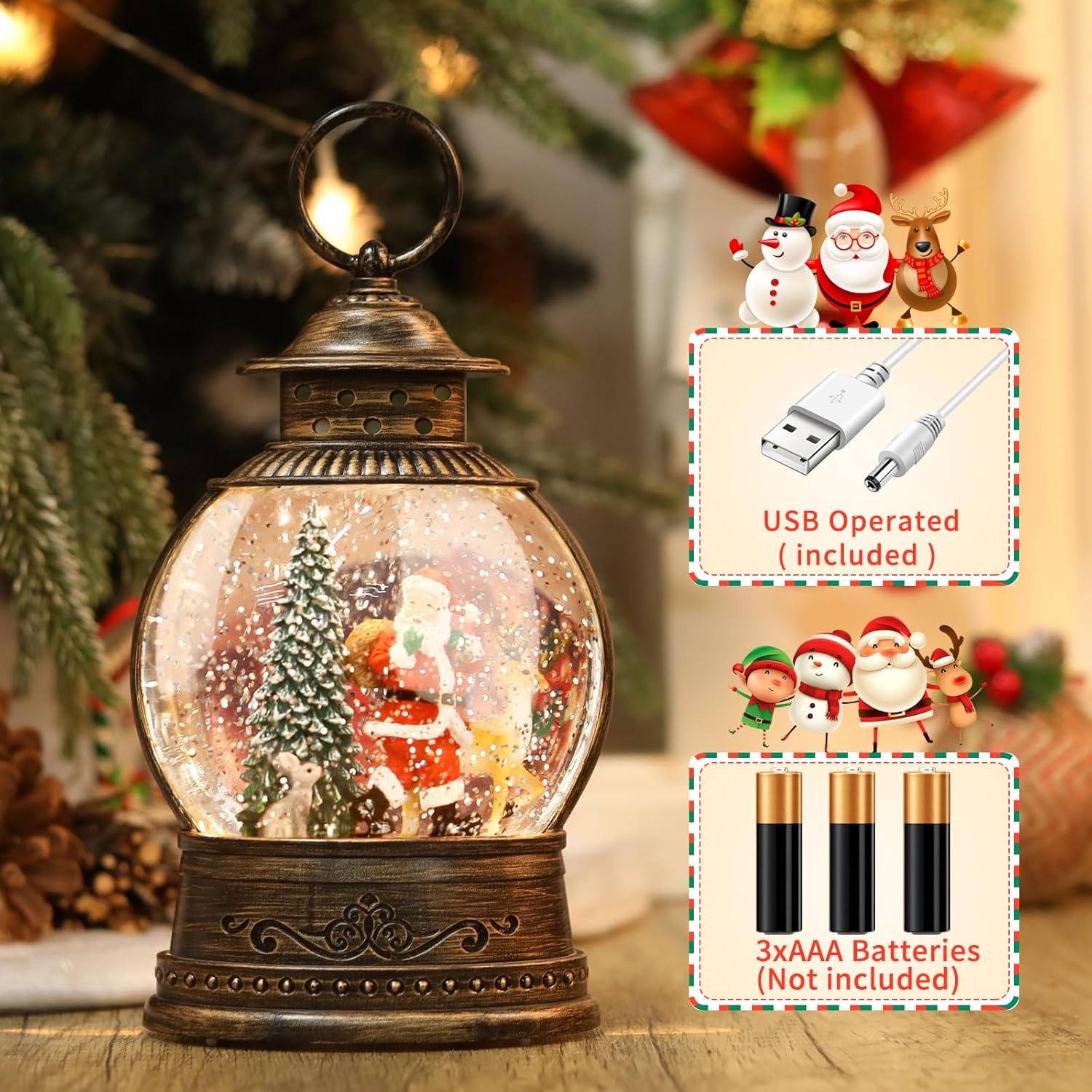 Christmas Snow Globe Lantern w - Snow Globe Musical review and price