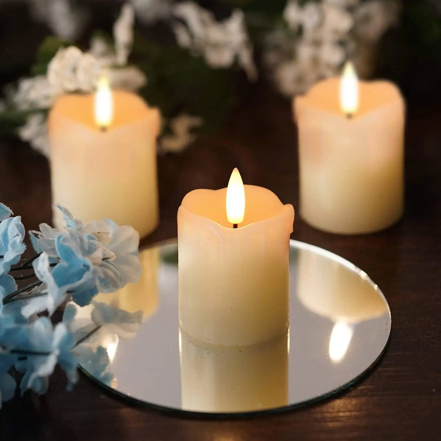 Flameless Votive Candles with  - Holiday Candle Set review and price