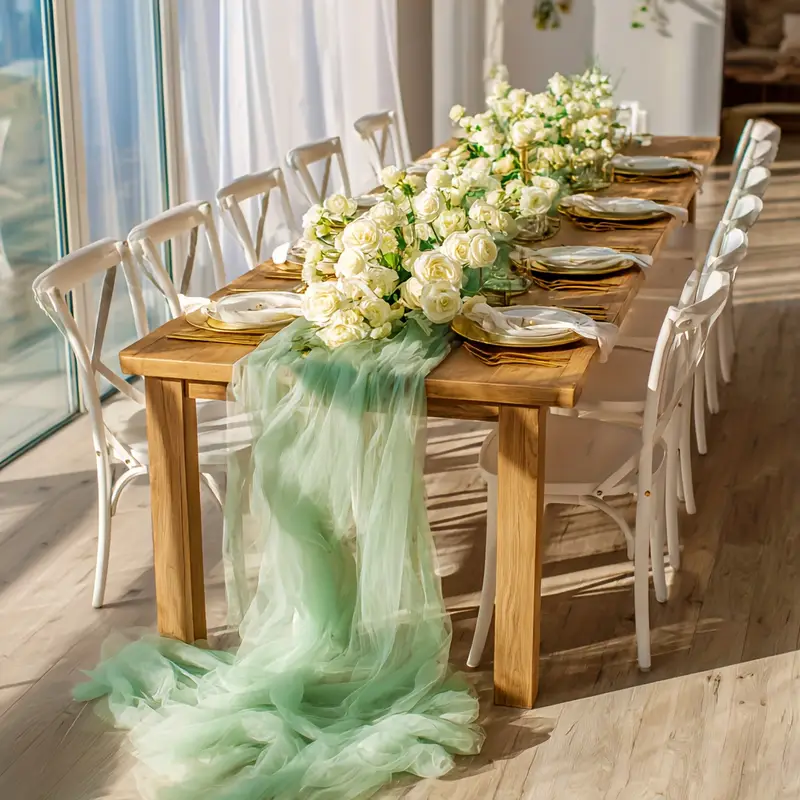 Gauze Table Runner Sheer Arch  - Christmas Table Runner review and price