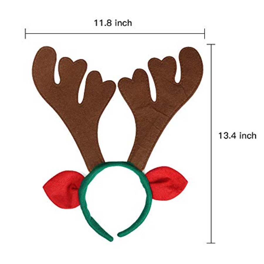 Max Fun 12Pcs Christmas Reinde - Reindeer Antlers Headband review and price
